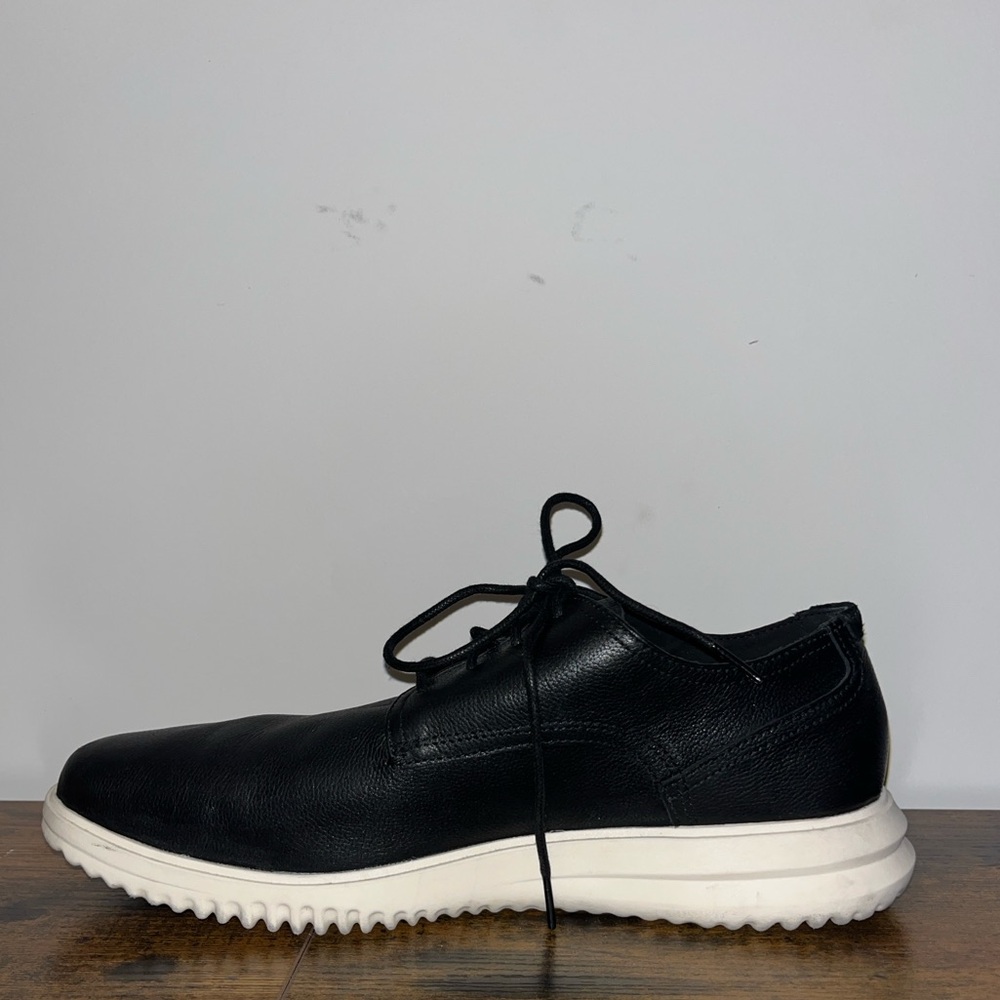 Men’s Cole Haan Grand+ Plain Toe Black Leather Oxford Shoe Size 13 Cushion Sole - Picture 9 of 16